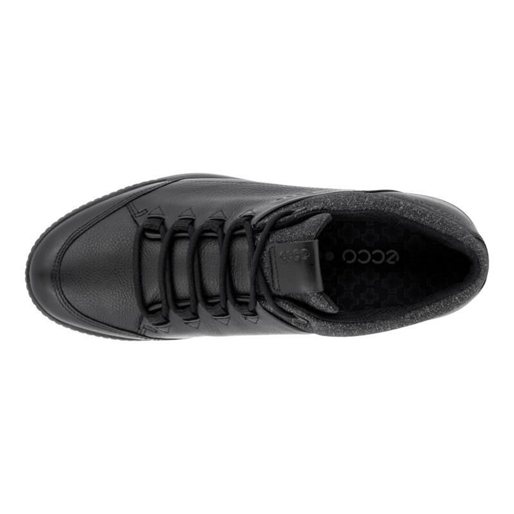 ECCO Mens Golf Shoes Black - Street Retro - EYW-524769